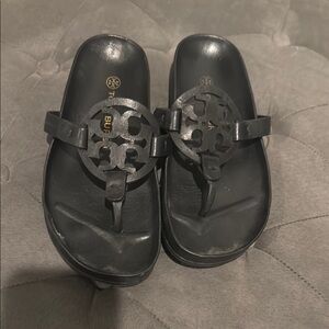 Tory Burch Black Slide Sandals